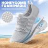 imageSEEKWAY Mens Womens Water Shoes Quick Dry Aqua Shoes Barefoot for Beach Surf Hiking Pool Water Sports1aknit White