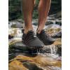 imageSEEKWAY Mens Womens Water Shoes Quick Dry Aqua Shoes Barefoot for Beach Surf Hiking Pool Water Sports1cblack Red