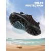 imageSEEKWAY Mens Womens Water Shoes Quick Dry Aqua Shoes Barefoot for Beach Surf Hiking Pool Water Sports1cblack Red