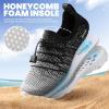 imageSEEKWAY Mens Womens Water Shoes Quick Dry Aqua Shoes Barefoot for Beach Surf Hiking Pool Water Sports1dgrey Black