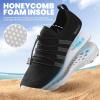 imageSEEKWAY Mens Womens Water Shoes Quick Dry Aqua Shoes Barefoot for Beach Surf Hiking Pool Water Sports1gblack White