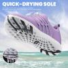 imageSEEKWAY Mens Womens Water Shoes Quick Dry Aqua Shoes Barefoot for Beach Surf Hiking Pool Water Sports1lpurple