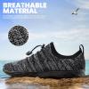imageSEEKWAY Mens Womens Water Shoes Quick Dry Aqua Shoes Barefoot for Beach Surf Hiking Pool Water Sports1tblack