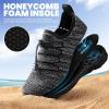 imageSEEKWAY Mens Womens Water Shoes Quick Dry Aqua Shoes Barefoot for Beach Surf Hiking Pool Water Sports1tblack