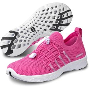 imageSEEKWAY Mens Womens Water Shoes Quick Dry Aqua Shoes Barefoot for Beach Surf Hiking Pool Water Sports1mrosy