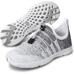 imageSEEKWAY Mens Womens Water Shoes Quick Dry Aqua Shoes Barefoot for Beach Surf Hiking Pool Water Sports1plight Grey