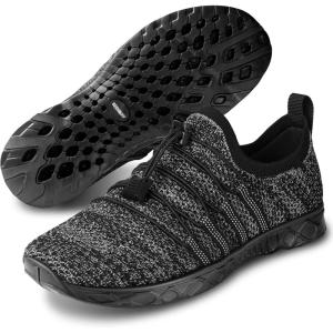imageSEEKWAY Mens Womens Water Shoes Quick Dry Aqua Shoes Barefoot for Beach Surf Hiking Pool Water Sports1tblack