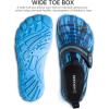 imageSEEKWAY Barefoot Water Shoes for Kids  Wide Toe Box and QuickDry Sand Shoes Toddler for Hiking Swim Beach Pool Kayak Sport Accessories Camping Essentials MustHaves for Boys Girls Sizes2ddark Blue