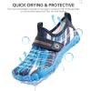 imageSEEKWAY Barefoot Water Shoes for Kids  Wide Toe Box and QuickDry Sand Shoes Toddler for Hiking Swim Beach Pool Kayak Sport Accessories Camping Essentials MustHaves for Boys Girls Sizes1anavy Blue