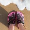 imageSEEKWAY Barefoot Water Shoes for Kids  Wide Toe Box and QuickDry Sand Shoes Toddler for Hiking Swim Beach Pool Kayak Sport Accessories Camping Essentials MustHaves for Boys Girls Sizes1bblack Pink