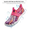 imageSEEKWAY Barefoot Water Shoes for Kids  Wide Toe Box and QuickDry Sand Shoes Toddler for Hiking Swim Beach Pool Kayak Sport Accessories Camping Essentials MustHaves for Boys Girls Sizes2bwhite Pink