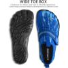 imageSEEKWAY Barefoot Water Shoes for Kids  Wide Toe Box and QuickDry Sand Shoes Toddler for Hiking Swim Beach Pool Kayak Sport Accessories Camping Essentials MustHaves for Boys Girls Sizes2anavy Blue