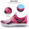 imageSEEKWAY Barefoot Water Shoes for Kids  Wide Toe Box and QuickDry Sand Shoes Toddler for Hiking Swim Beach Pool Kayak Sport Accessories Camping Essentials MustHaves for Boys Girls Sizes2bwhite Pink