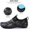 imageSEEKWAY Barefoot Water Shoes for Kids  Wide Toe Box and QuickDry Sand Shoes Toddler for Hiking Swim Beach Pool Kayak Sport Accessories Camping Essentials MustHaves for Boys Girls Sizes1cblack Orange