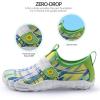 imageSEEKWAY Barefoot Water Shoes for Kids  Wide Toe Box and QuickDry Sand Shoes Toddler for Hiking Swim Beach Pool Kayak Sport Accessories Camping Essentials MustHaves for Boys Girls Sizes2cwhite Green