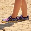imageSEEKWAY Barefoot Water Shoes for Kids  Wide Toe Box and QuickDry Sand Shoes Toddler for Hiking Swim Beach Pool Kayak Sport Accessories Camping Essentials MustHaves for Boys Girls Sizes2eyellow Purple