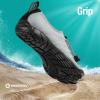 imageSEEKWAY Water Shoes Men Women Adult QuickDry Aqua Sock Barefoot for Beach Swim River Pool Lake Hiking Kayaking Surfing1c412 Light Grey