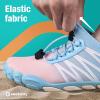 imageSEEKWAY Water Shoes Men Women Adult QuickDry Aqua Sock Barefoot for Beach Swim River Pool Lake Hiking Kayaking Surfing1h417 Gradient Blue Pink
