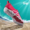 imageSEEKWAY Water Shoes Men Women Adult QuickDry Aqua Sock Barefoot for Beach Swim River Pool Lake Hiking Kayaking Surfing1j419 Gradient Rose White