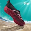 imageSEEKWAY Water Shoes Men Women Adult QuickDry Aqua Sock Barefoot for Beach Swim River Pool Lake Hiking Kayaking Surfing1m425 Rose Black