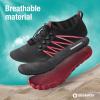 imageSEEKWAY Water Shoes Men Women Adult QuickDry Aqua Sock Barefoot for Beach Swim River Pool Lake Hiking Kayaking Surfing1m425 Rose Black