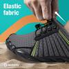 imageSEEKWAY Water Shoes Men Women Adult QuickDry Aqua Sock Barefoot for Beach Swim River Pool Lake Hiking Kayaking Surfing3a405 Blackgreen