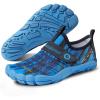 imageSEEKWAY Barefoot Water Shoes for Kids  Wide Toe Box and QuickDry Sand Shoes Toddler for Hiking Swim Beach Pool Kayak Sport Accessories Camping Essentials MustHaves for Boys Girls Sizes2ddark Blue