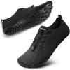imageSEEKWAY Water Shoes Men Women Adult QuickDry Aqua Sock Barefoot for Beach Swim River Pool Lake Hiking Kayaking Surfing2dab001 Black