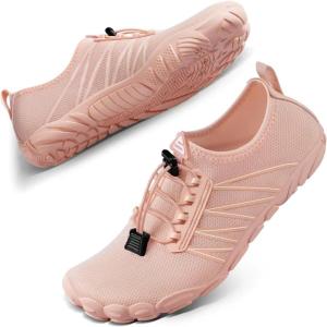 imageSEEKWAY Water Shoes Men Women Adult QuickDry Aqua Sock Barefoot for Beach Swim River Pool Lake Hiking Kayaking Surfing1d413 Nude Pink