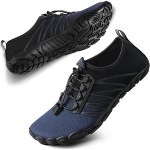 imageSEEKWAY Water Shoes Men Women Adult QuickDry Aqua Sock Barefoot for Beach Swim River Pool Lake Hiking Kayaking Surfing1e414 Gradient Blue 35