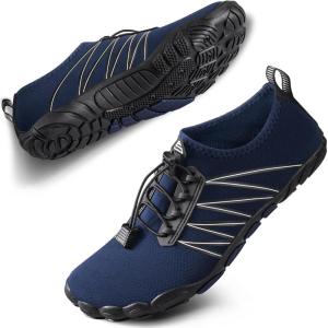 imageSEEKWAY Water Shoes Men Women Adult QuickDry Aqua Sock Barefoot for Beach Swim River Pool Lake Hiking Kayaking Surfing1l424 Dark Blue