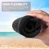 imageSEEKWAY Water Shoes Barefoot Aqua Socks QuickDry Non Slip Shoes for Beach Swim Pool River Boating Surf Women Men SK0021astripe Black2
