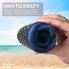 imageSEEKWAY Water Shoes Barefoot Aqua Socks QuickDry Non Slip Shoes for Beach Swim Pool River Boating Surf Women Men SK0021cstripe Blue2