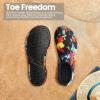 imageSEEKWAY Water Shoes Barefoot Aqua Socks QuickDry Non Slip Shoes for Beach Swim Pool River Boating Surf Women Men SK0022a1281 Painted Tiedye