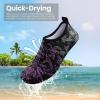 imageSEEKWAY Water Shoes Barefoot Aqua Socks QuickDry Non Slip Shoes for Beach Swim Pool River Boating Surf Women Men SK0022c1423 Paisley