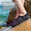 imageSEEKWAY Water Shoes Barefoot Aqua Socks QuickDry Non Slip Shoes for Beach Swim Pool River Boating Surf Women Men SK0022c1423 Paisley