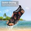 imageSEEKWAY Water Shoes Barefoot Aqua Socks QuickDry Non Slip Shoes for Beach Swim Pool River Boating Surf Women Men SK0022d1294 Ginkgo Leaf