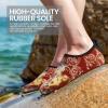 imageSEEKWAY Water Shoes Barefoot Aqua Socks QuickDry Non Slip Shoes for Beach Swim Pool River Boating Surf Women Men SK0022d1414 Paisley
