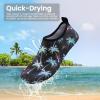 imageSEEKWAY Water Shoes Barefoot Aqua Socks QuickDry Non Slip Shoes for Beach Swim Pool River Boating Surf Women Men SK0022e1302 Coconut Tree