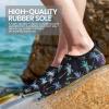 imageSEEKWAY Water Shoes Barefoot Aqua Socks QuickDry Non Slip Shoes for Beach Swim Pool River Boating Surf Women Men SK0022e1302 Coconut Tree
