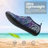 imageSEEKWAY Water Shoes Barefoot Aqua Socks QuickDry Non Slip Shoes for Beach Swim Pool River Boating Surf Women Men SK0022g1219 Floral Glass