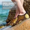 imageSEEKWAY Water Shoes Barefoot Aqua Socks QuickDry Non Slip Shoes for Beach Swim Pool River Boating Surf Women Men SK0022g1491 Paisley