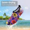 imageSEEKWAY Water Shoes Barefoot Aqua Socks QuickDry Non Slip Shoes for Beach Swim Pool River Boating Surf Women Men SK0022j1484 Floral