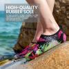imageSEEKWAY Water Shoes Barefoot Aqua Socks QuickDry Non Slip Shoes for Beach Swim Pool River Boating Surf Women Men SK0022k1563 Floral