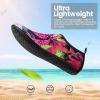 imageSEEKWAY Water Shoes Barefoot Aqua Socks QuickDry Non Slip Shoes for Beach Swim Pool River Boating Surf Women Men SK0022k1563 Floral