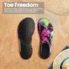 imageSEEKWAY Water Shoes Barefoot Aqua Socks QuickDry Non Slip Shoes for Beach Swim Pool River Boating Surf Women Men SK0022k1563 Floral