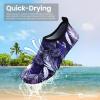 imageSEEKWAY Water Shoes Barefoot Aqua Socks QuickDry Non Slip Shoes for Beach Swim Pool River Boating Surf Women Men SK0022m1431 Leaffeather