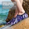 imageSEEKWAY Water Shoes Barefoot Aqua Socks QuickDry Non Slip Shoes for Beach Swim Pool River Boating Surf Women Men SK0022m1431 Leaffeather