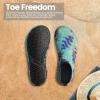 imageSEEKWAY Water Shoes Barefoot Aqua Socks QuickDry Non Slip Shoes for Beach Swim Pool River Boating Surf Women Men SK0022n1012 Fern Leaf