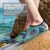 imageSEEKWAY Water Shoes Barefoot Aqua Socks QuickDry Non Slip Shoes for Beach Swim Pool River Boating Surf Women Men SK0022n1012 Fern Leaf